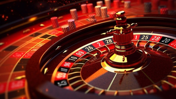 Layar American Roulette torpedo toto dengan roda dan layout taruhan